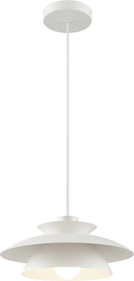 Brilliant Pendelleuchte Appia, ohne Leuchtmittel, Doppelschirm, Ø 30,5 cm, H 120 cm, E27 Fassung, Metall Bild 2