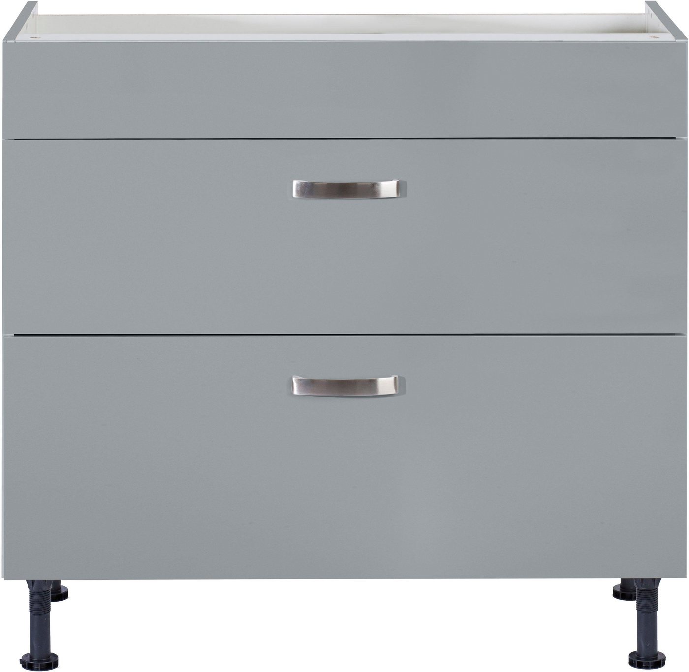 KOCHSTATION Kochfeldumbauschrank KS-Cara Breite 90 cm, mit Vollauszügen und Soft-Close-Funktion Bild 4