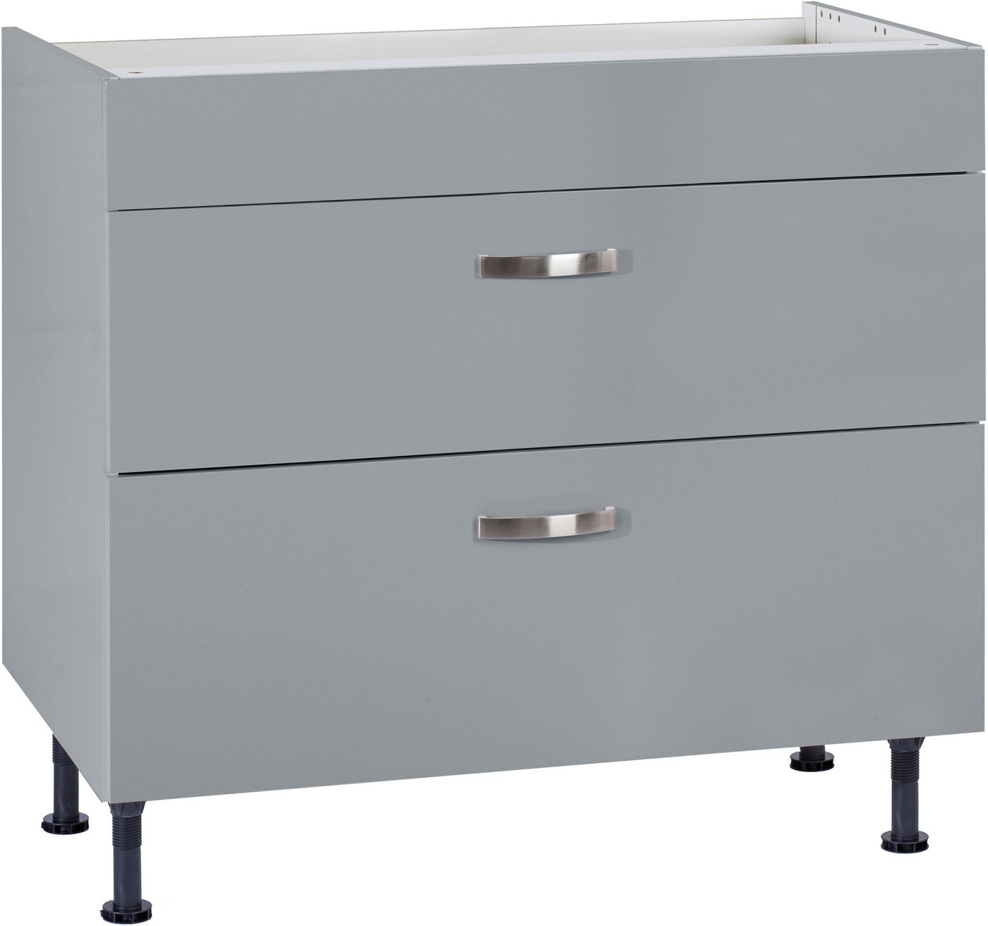 KOCHSTATION Kochfeldumbauschrank KS-Cara Breite 90 cm, mit Vollauszügen und Soft-Close-Funktion Bild 5