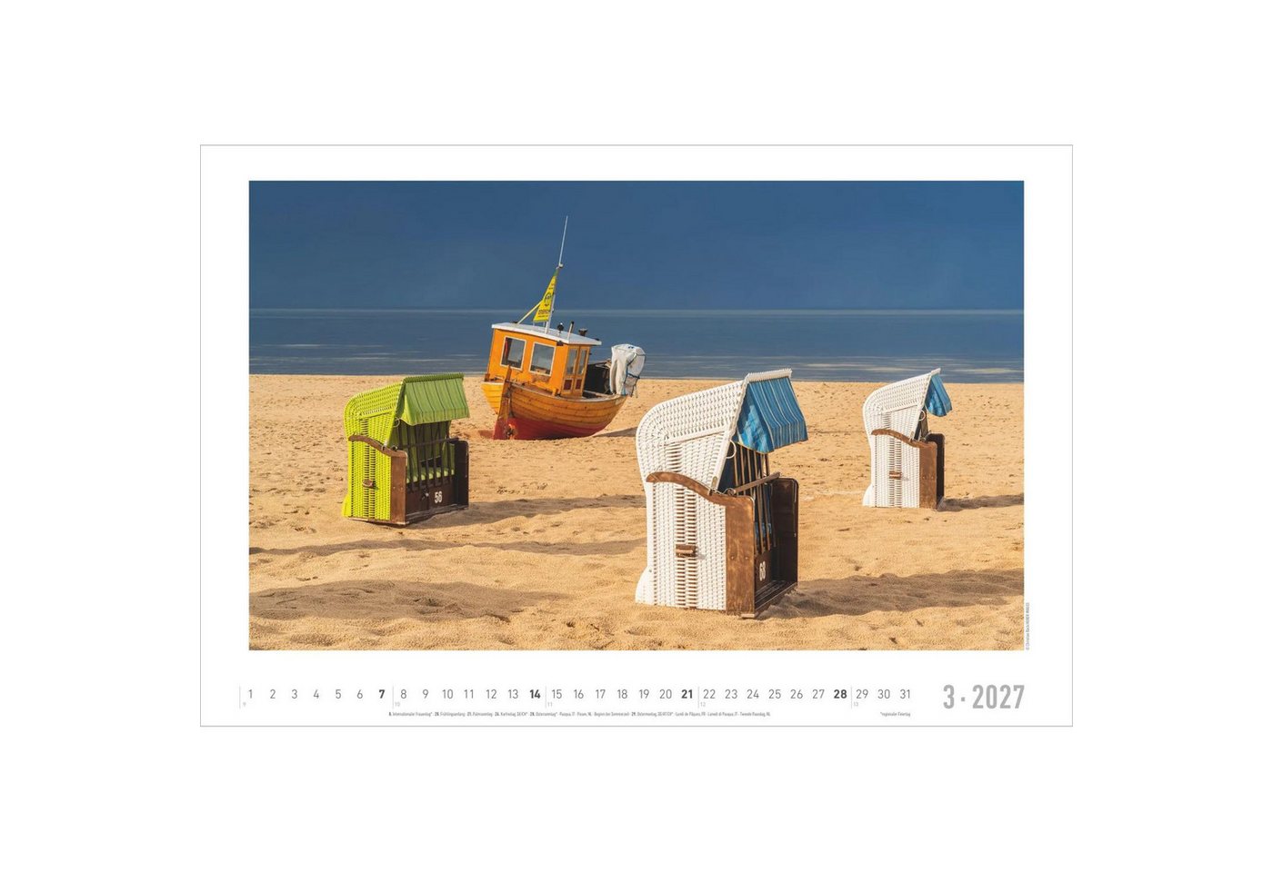 NEUMANN Wandkalender Seeblicke 2027 Bild 4
