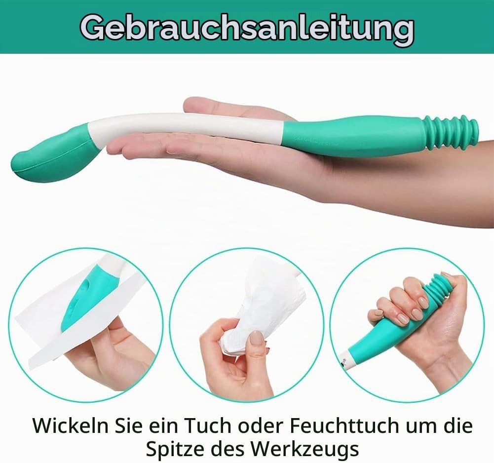 VEKROBOT Haltegriff Toilettenhilfe 38 cm für Senioren Behinderte eingeschränkte Mobilität, Länge: 38 cm Bild 2