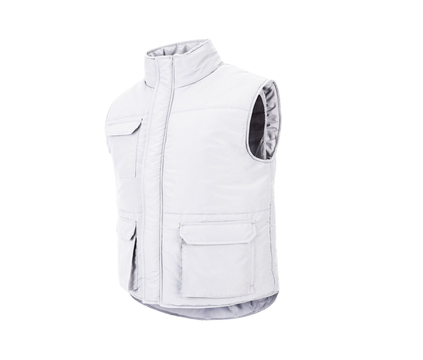 Velilla Arbeitsweste Bodywarmer wattiert mit 6 Taschen und Windschutz