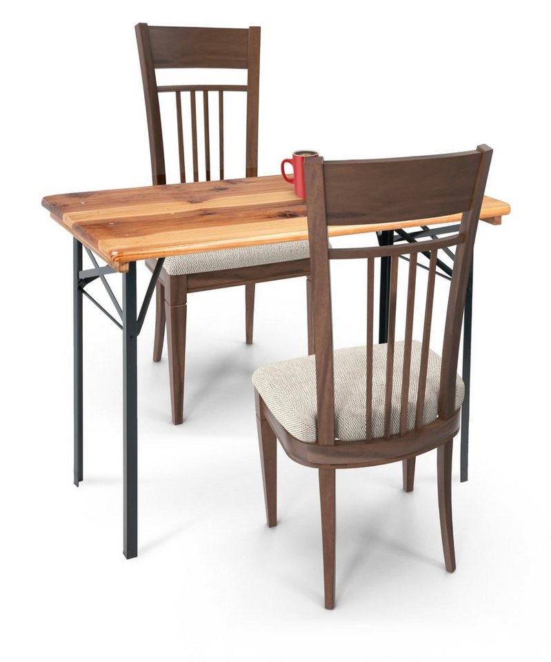 Stagecaptain Gartentisch "Hirschgarten" kurzer Bierzelttisch für Balkon 117 cm (4-St), ebenso kann auch als Esstisch, Campingtisch, Klapptisch dienen Bild 2