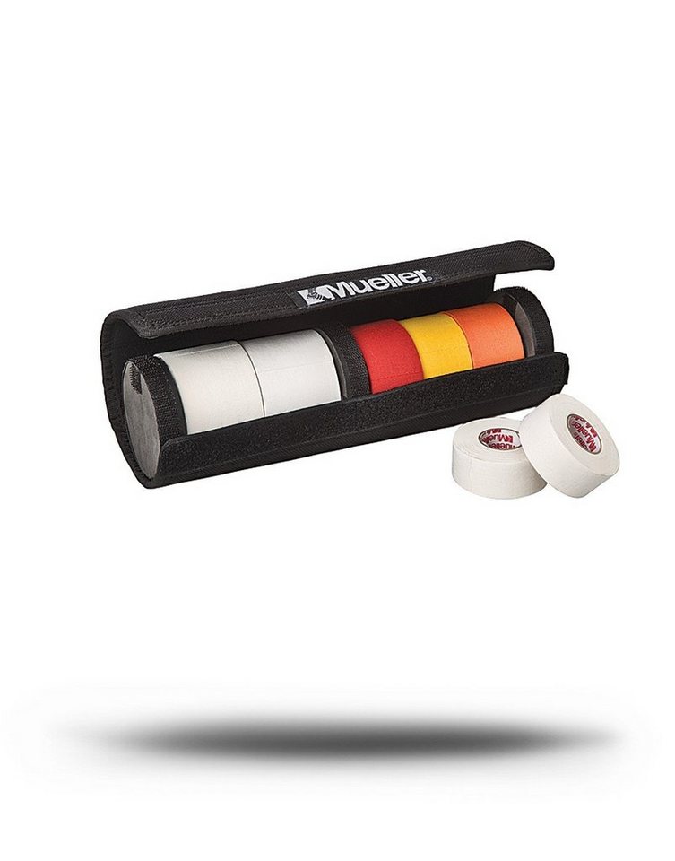 Mueller Sports Medicine Kinesiologie-Tape Tape Rollen Behälter Klettverschluss, für ca. 6 Rollen, mit 3 Trennscheiben Bild 3