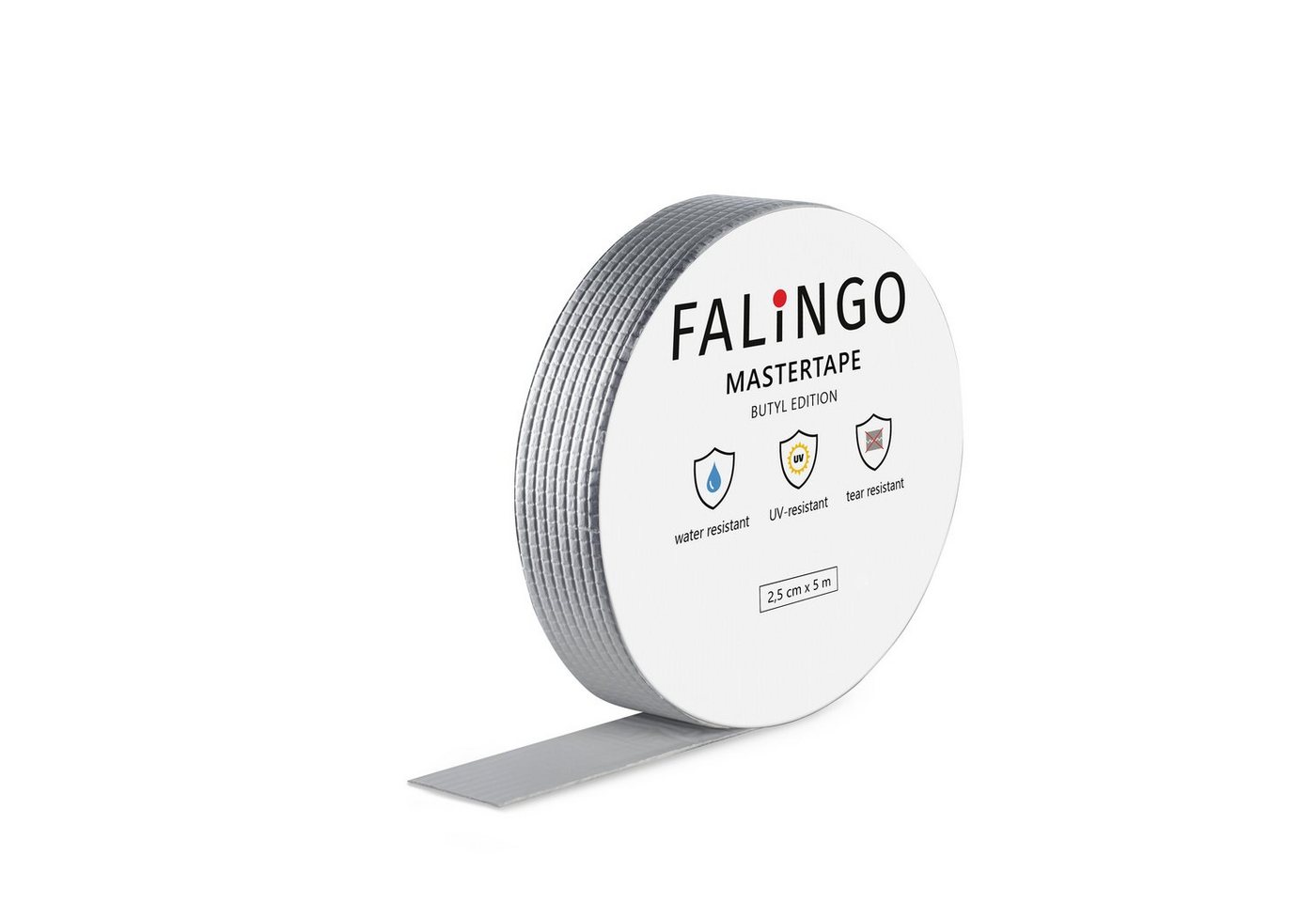 FALINGO Dichtungsband Wasserdichtes Klebeband, Butyl Klebeband für Dach, Wand, Fenster, Rohr, Hohe Klebekraft