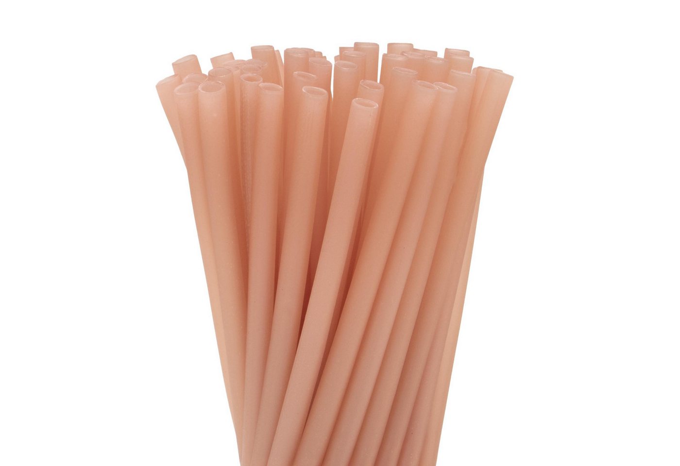 wisefood Trinkhalme 50-tlg., Essbare Reisstrohhalme, rosé, Ø 0,8 x 25 cm, (50-tlg) Bild 3