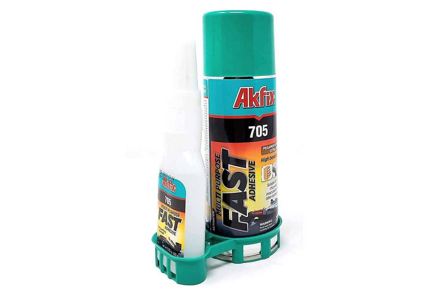 Greenpoint Sekundenkleber Sekundenkleber Aktivatorspray Klebeset 100 ml + 400 ml Extra Stark, (Klebstoff-Set), Cyanacrylat, Aktivator, extra stark, Sekundenkleber Bild 2