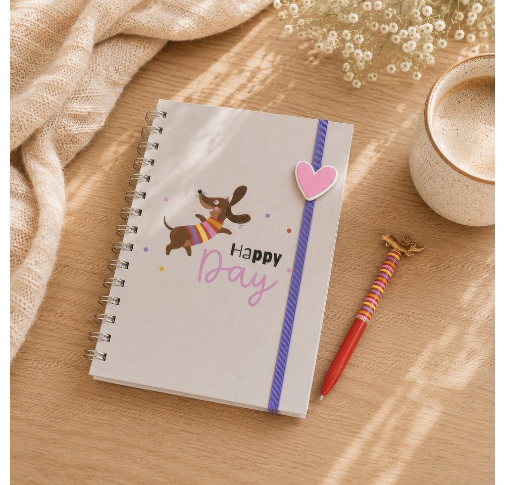 Sheepworld Notizbuch Notizbuch Dackel »Happy Day« Bild 2