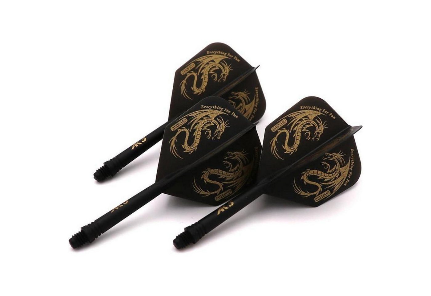 LuxusKollektion Dartscheibe Personalisierte integrierte Dartschäfte und Dart Flights Schwarz Bild 3
