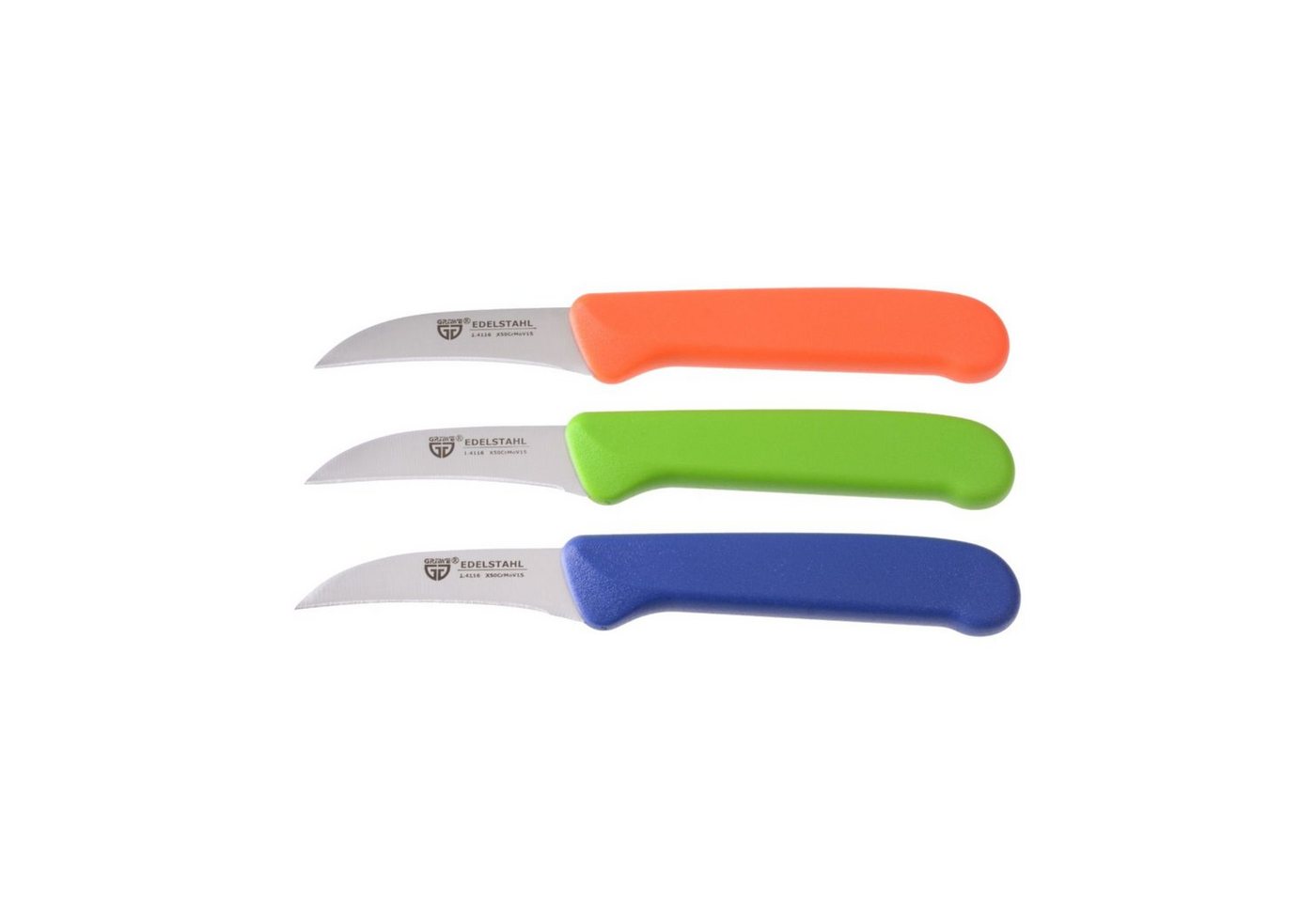 GRÄWE Universalküchenmesser, Gräwe Küchenmesser-Set 3 tlg., Edelstahl, bunt Bild 2