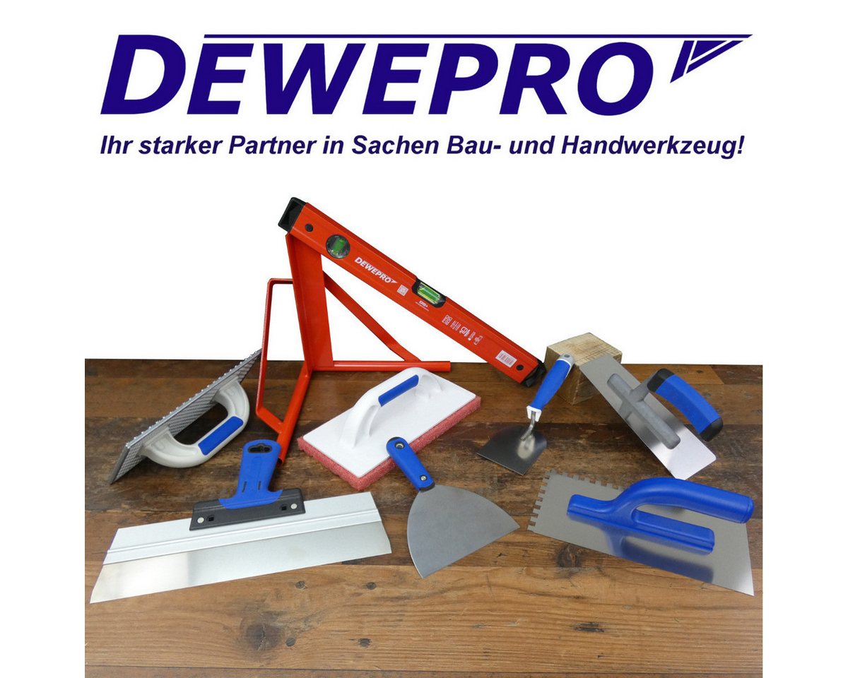 DEWEPRO Glättekelle DEWEPRO Glättekelle XXL mit 2-K-Griff - extra langes Blatt 350x130mm Bild 4