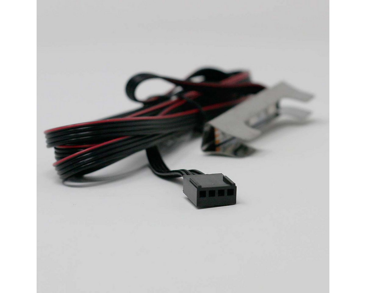 world-trading-net LED Glaskantenbeleuchtung Metall-Clip Glasbodenbeleuchtung, RGB, 12V/0,75W, RGB/mehrfarbig Bild 4