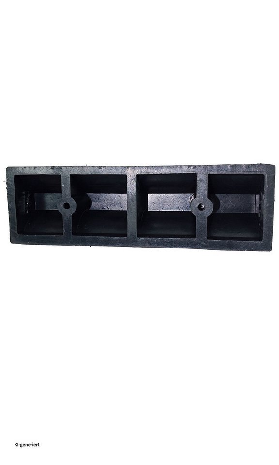 HTI-Living Garage Parkplatz Radstopper Set mit Reflektorstreifen Kunststoff 47 cm (2 Stück), Einparkhilfe Bild 2