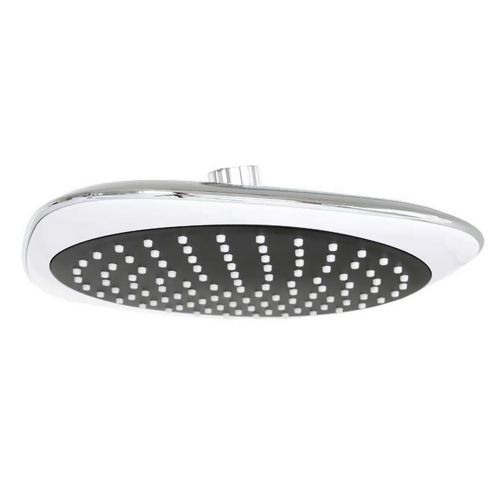 Sanlingo Duschbrause 20x20 cm Regenbrause eckig Duschkopf Schwarz Weiss Chrome Brausekopf