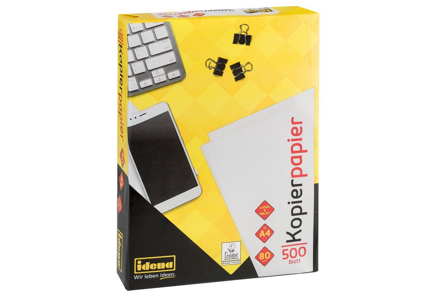 Idena Kopierpapier Idena Kopierpapier A4 80g weiß 500 Blatt Bild 3