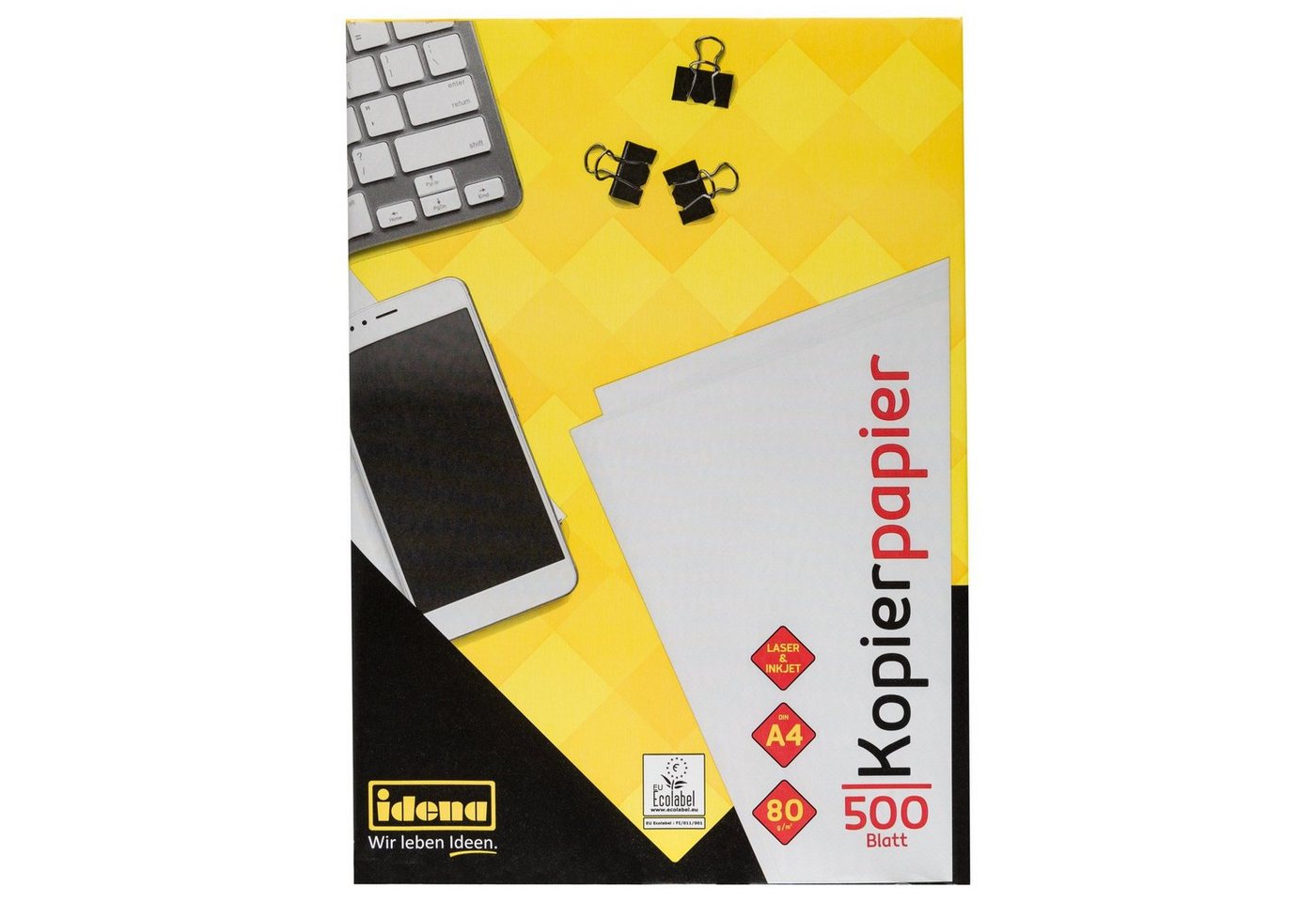 Idena Kopierpapier Idena Kopierpapier A4 80g weiß 500 Blatt Bild 5