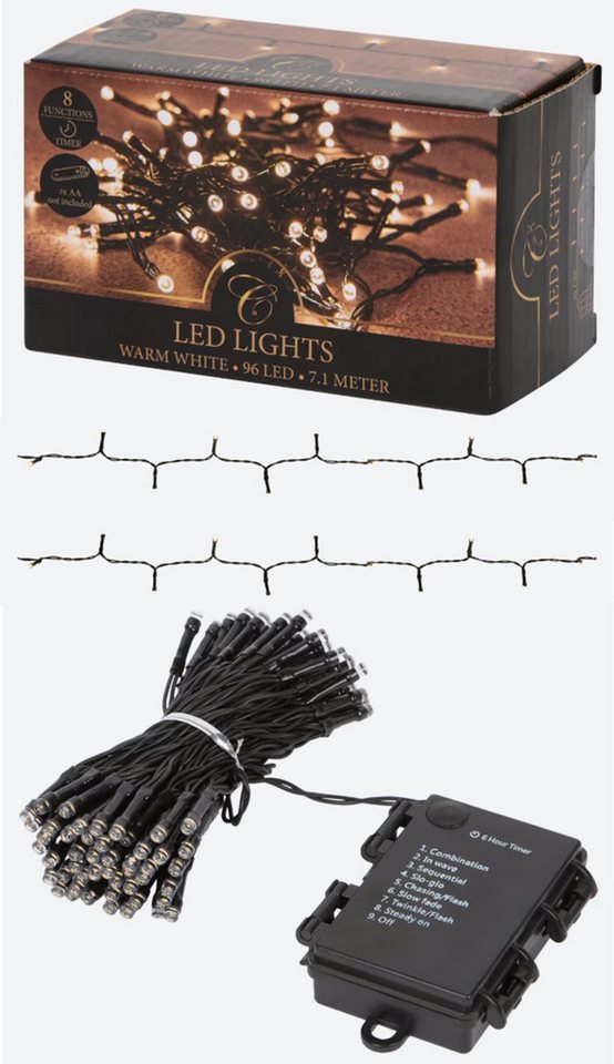 Spectrum LED-Lichterkette Weihnachtsbeleuchtung 200 LED 400 cm Bild 3