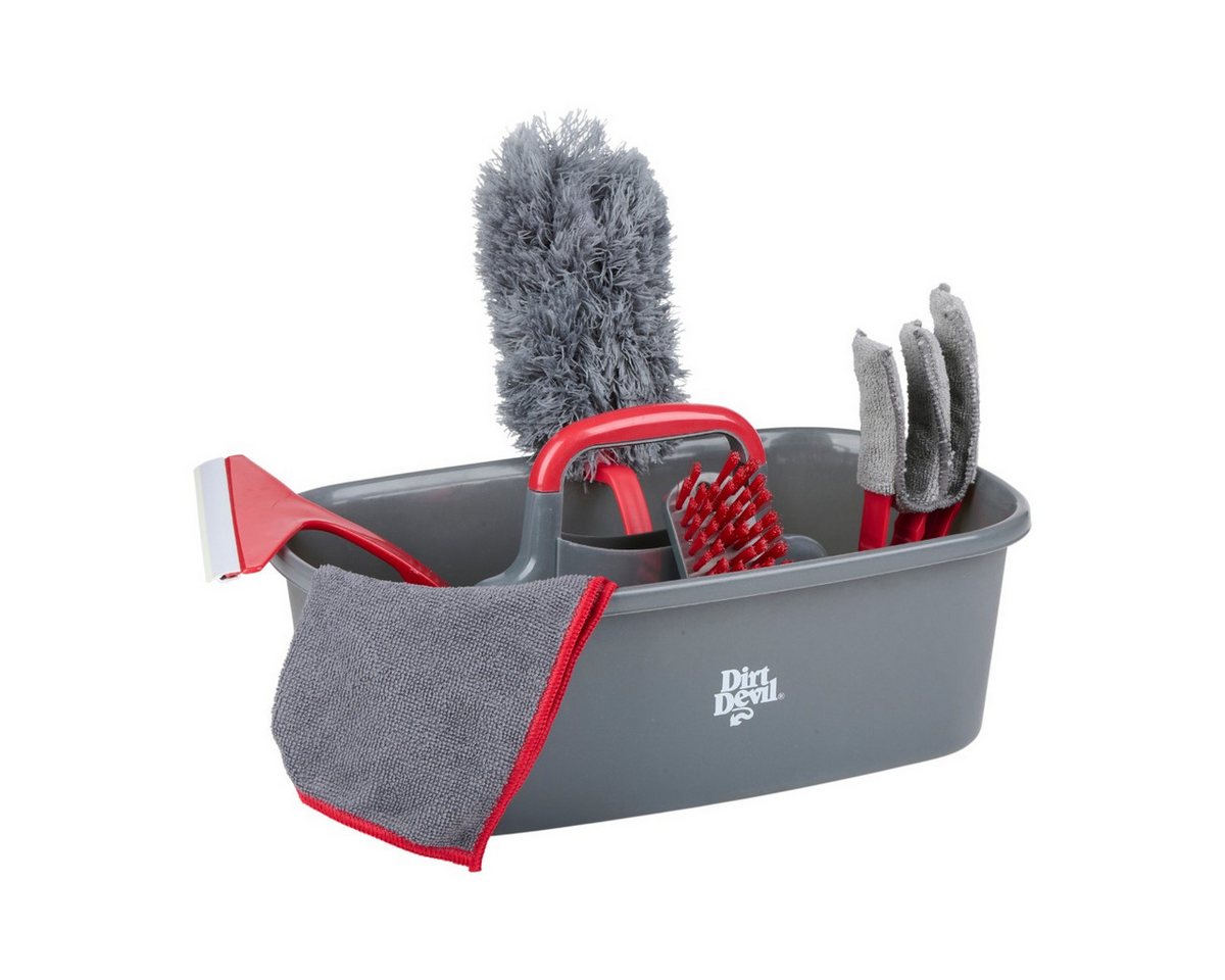 DIRT DEVIL Putzeimer Dirt Devil Reinigungsset 6-teilig – All-in-One Caddy