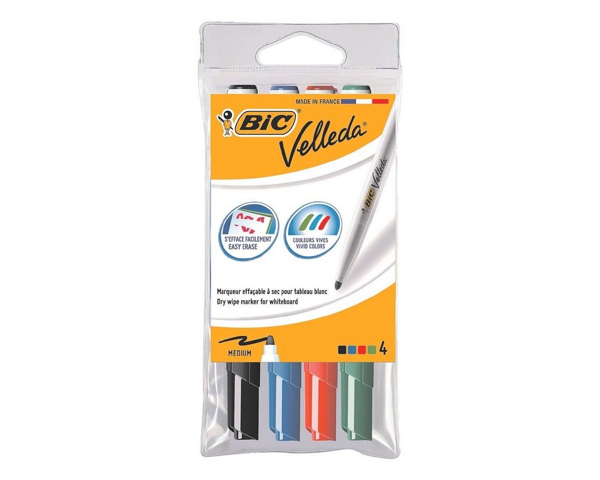 BIC Whiteboard Marker Velleda 1741, (4-tlg), im Pocketformat Bild 3