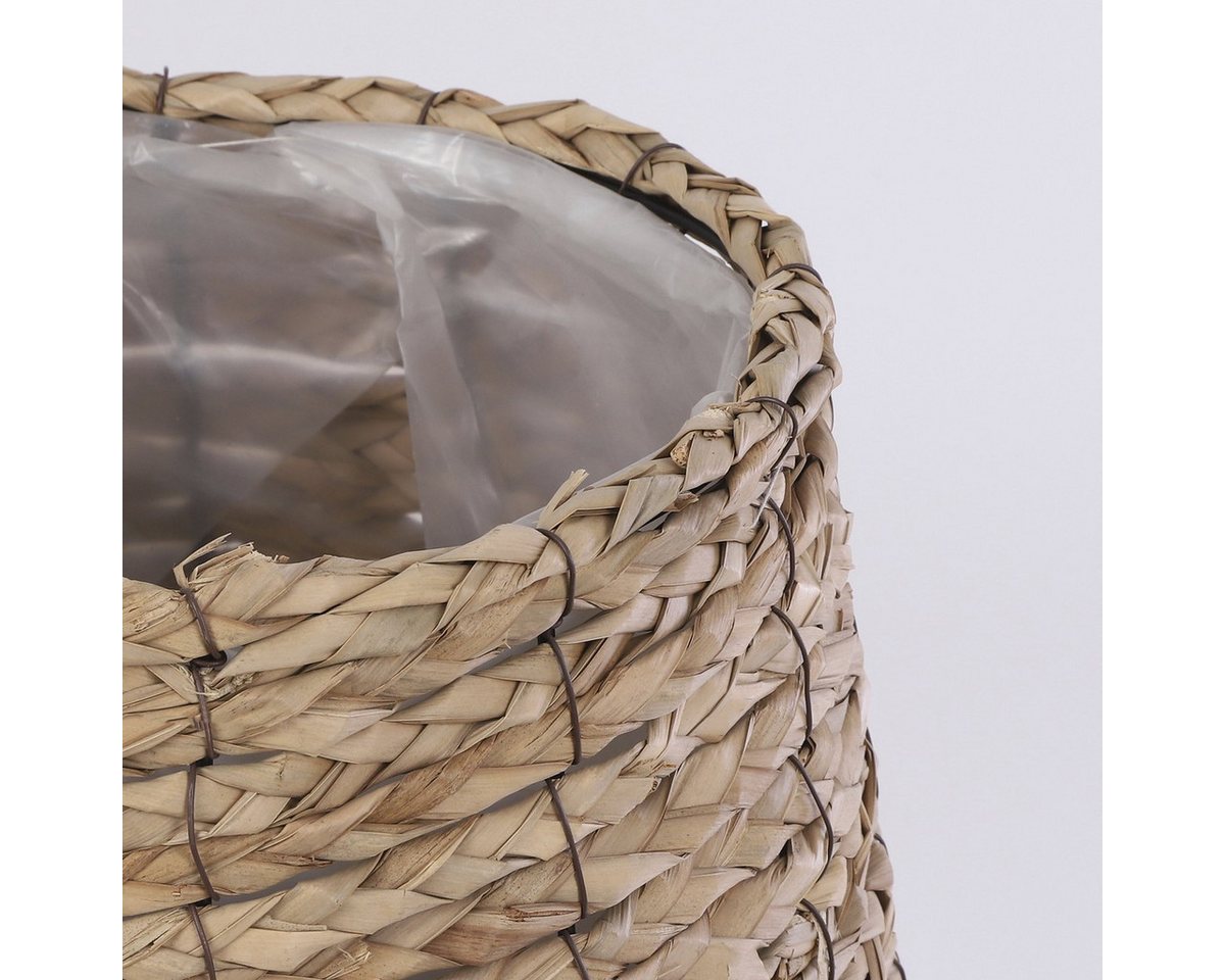 Mica Decorations Blumenkasten Mica Decorations Avalon Korb rund h.braun Satz von 3 - h31xd30cm