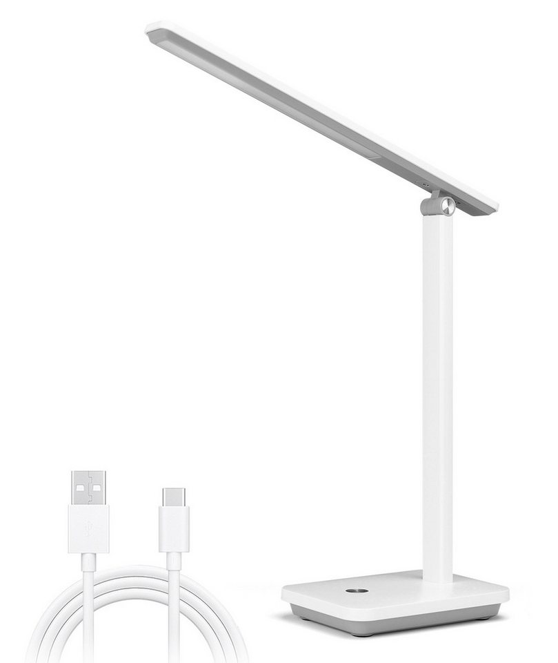 Aigostar LED Schreibtischlampe Schreibtischlampe LED dimmbar, USB faltbare Kindertischlampe, 3 Modi Bild 4
