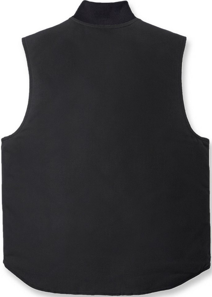 Carhartt Arbeitsweste Carhartt Firm Duck Insulated Rib Collar Herren Weste Schwarz V01 Bild 2