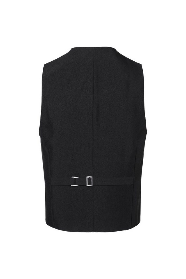 Karlowsky Fashion Arbeitsweste KARLOWSKY Herren Serviceweste BASIC V-Ausschnitt Schwarz