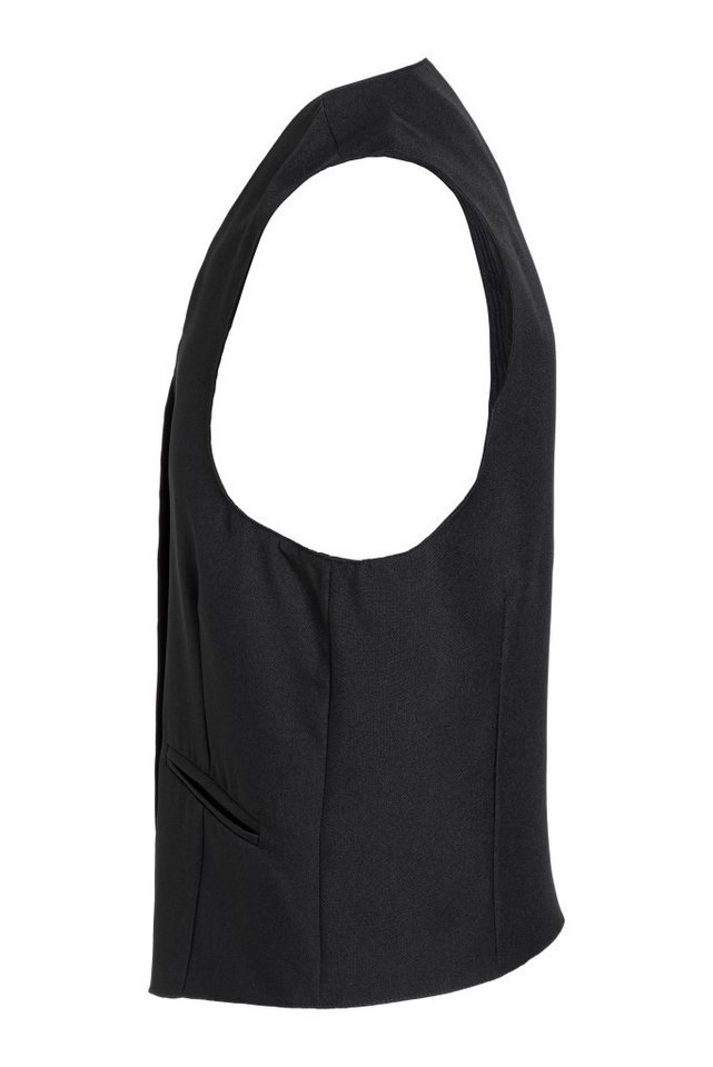 Karlowsky Fashion Arbeitsweste KARLOWSKY Herren Serviceweste BASIC V-Ausschnitt Schwarz Bild 4