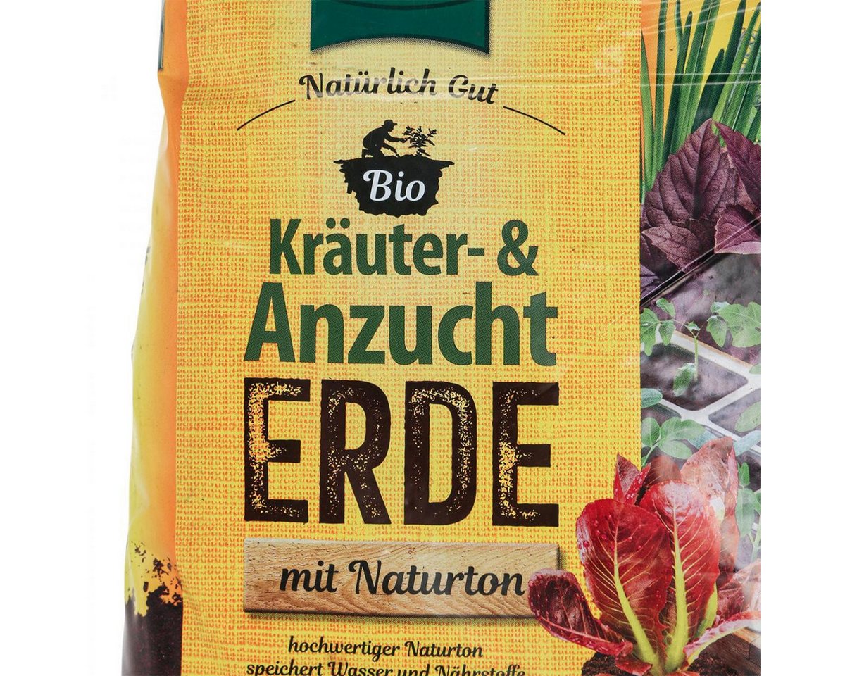 frux® Blumenerde Biologische Kräutererde für Anzucht und Aussaat ohne Torf