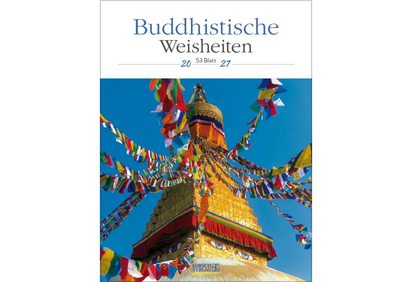 Korsch Verlag Wandkalender Buddhistische Weisheiten 2027 Bild 3