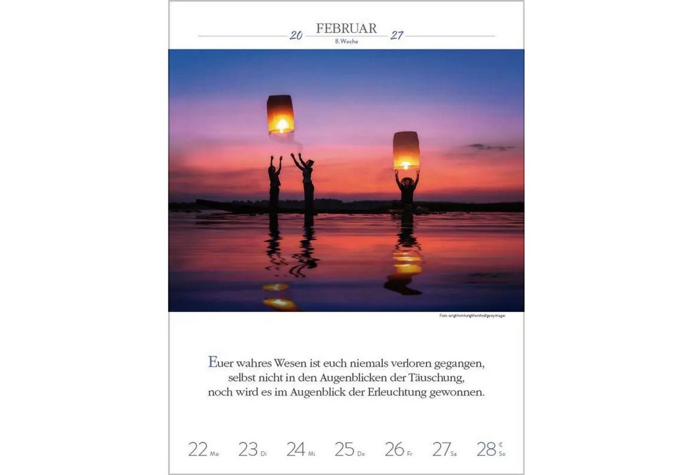 Korsch Verlag Wandkalender Buddhistische Weisheiten 2027 Bild 4