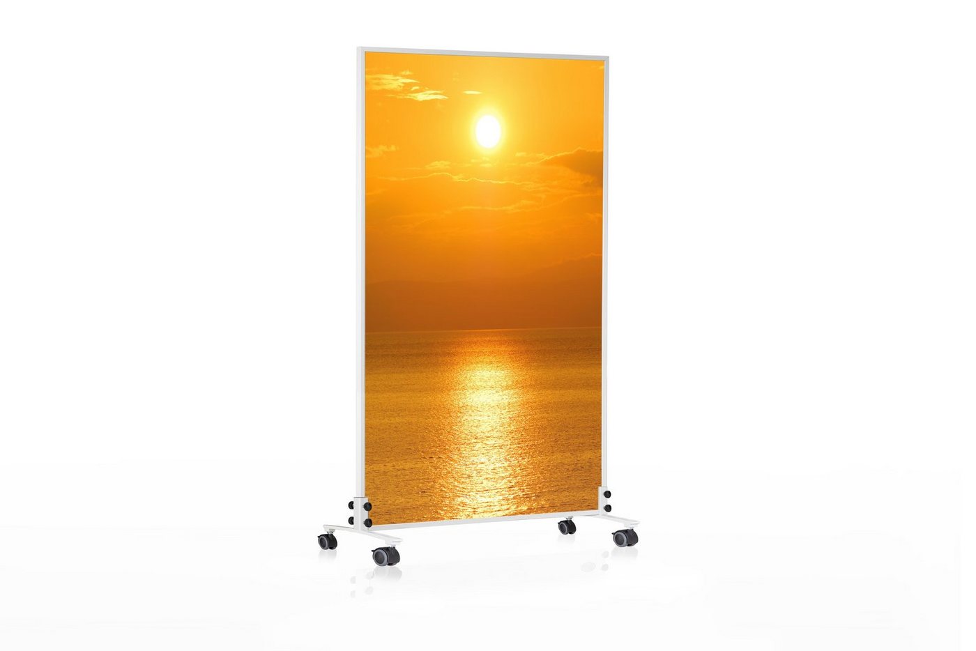 Könighaus Infrarotheizung Standgerät-600W, Made in Germany, Rollenstandfüße mit Feststellbremse Bild 2