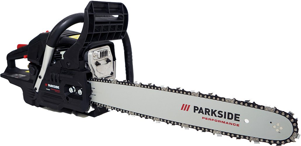PARKSIDE PERFORMANCE® Benzin-Kettensäge Benzin Motorsäge Kettensäge PPBKS 56, 45 cm Schwertlänge Bild 3