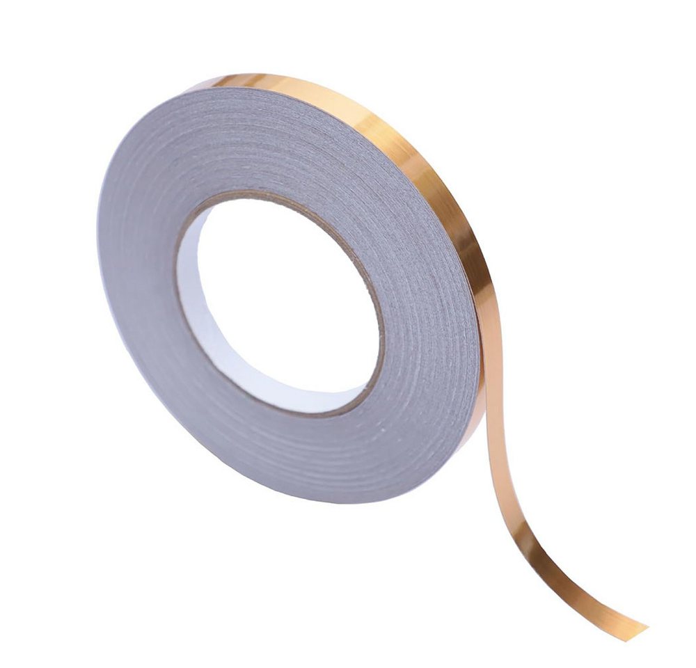 TUWENA Schneckenkante 3 Rollen Metallband Selbstklebend Leiste, 5mmX50m, 3-St. Bild 3