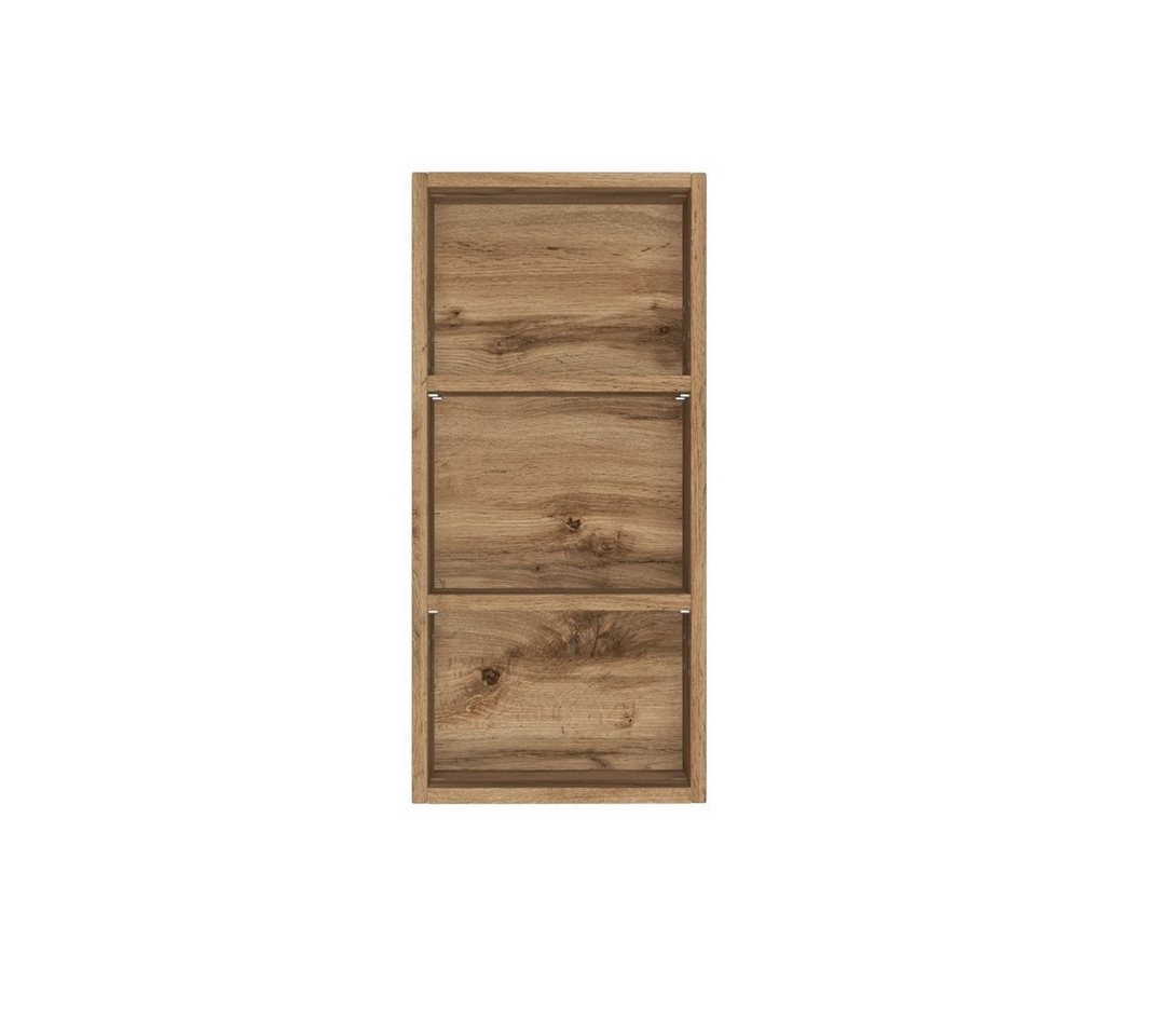 HELD MÖBEL Hängeregal aus MDF in wotaneiche mit 2 Einlegeböden, B/H/T: 30x64x18 cm Bild 3