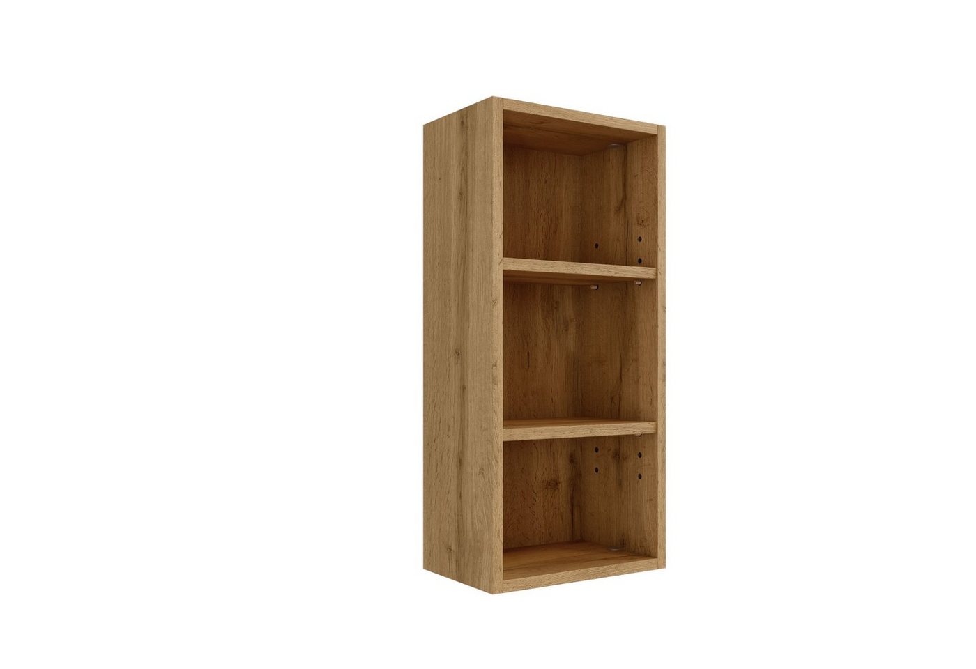 HELD MÖBEL Hängeregal aus MDF in wotaneiche mit 2 Einlegeböden, B/H/T: 30x64x18 cm Bild 5