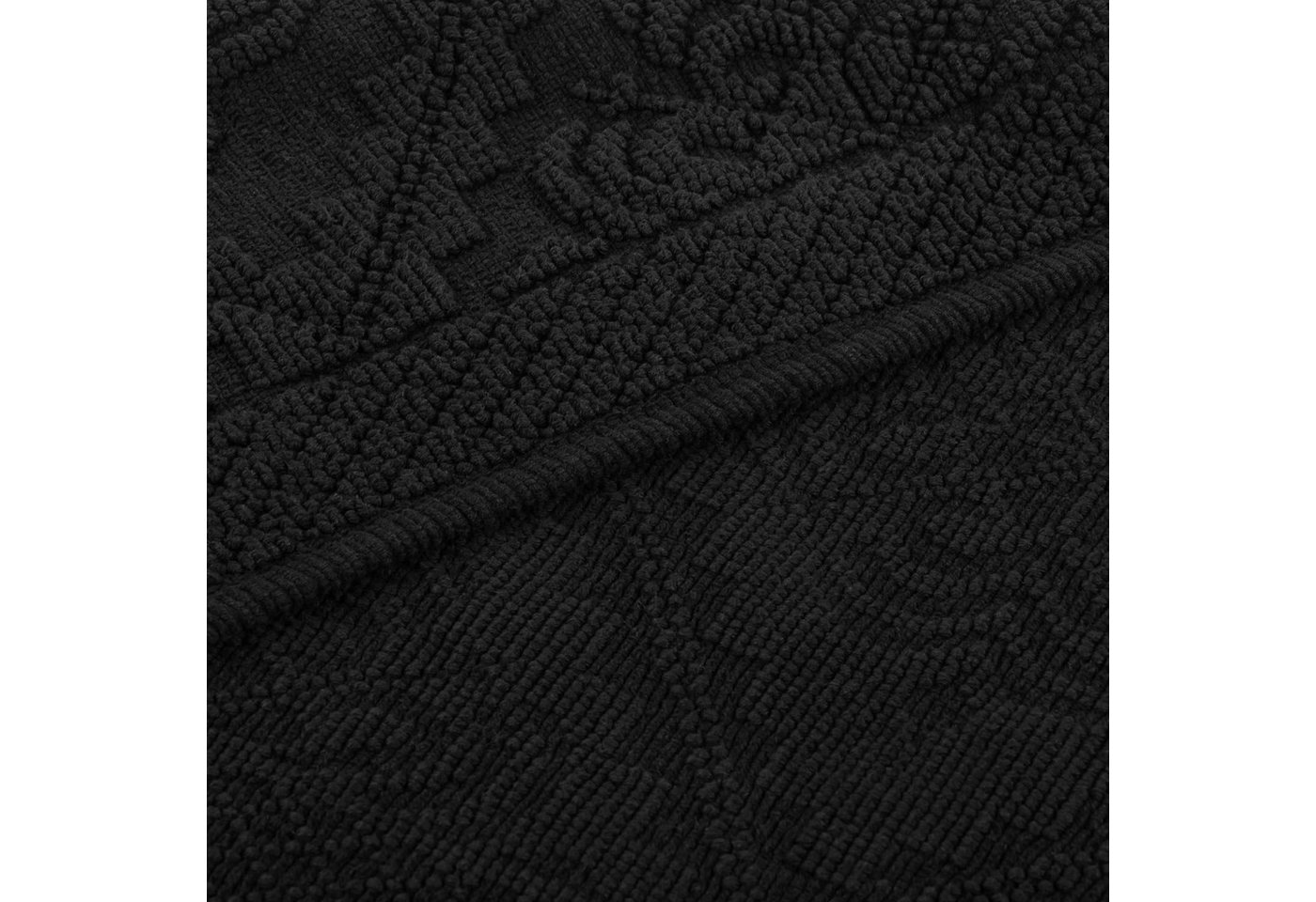 Mirabeau Badematte Badematte Mivorex schwarz, Höhe 60.0 mm, 100% Baumwolle Bild 2