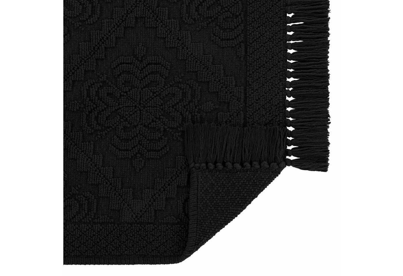 Mirabeau Badematte Badematte Mivorex schwarz, Höhe 60.0 mm, 100% Baumwolle Bild 5