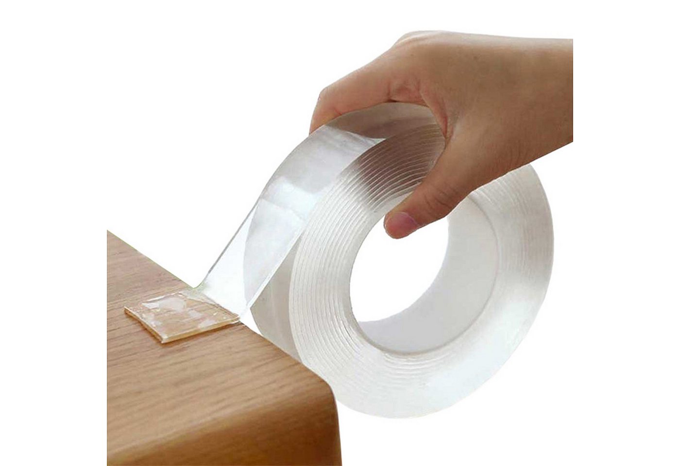 TSB Werk Klebeband Nano Tape Klebeband Nanotape Nanoklebeband Doppelseitig, Extra Stark, Transparent Bild 2
