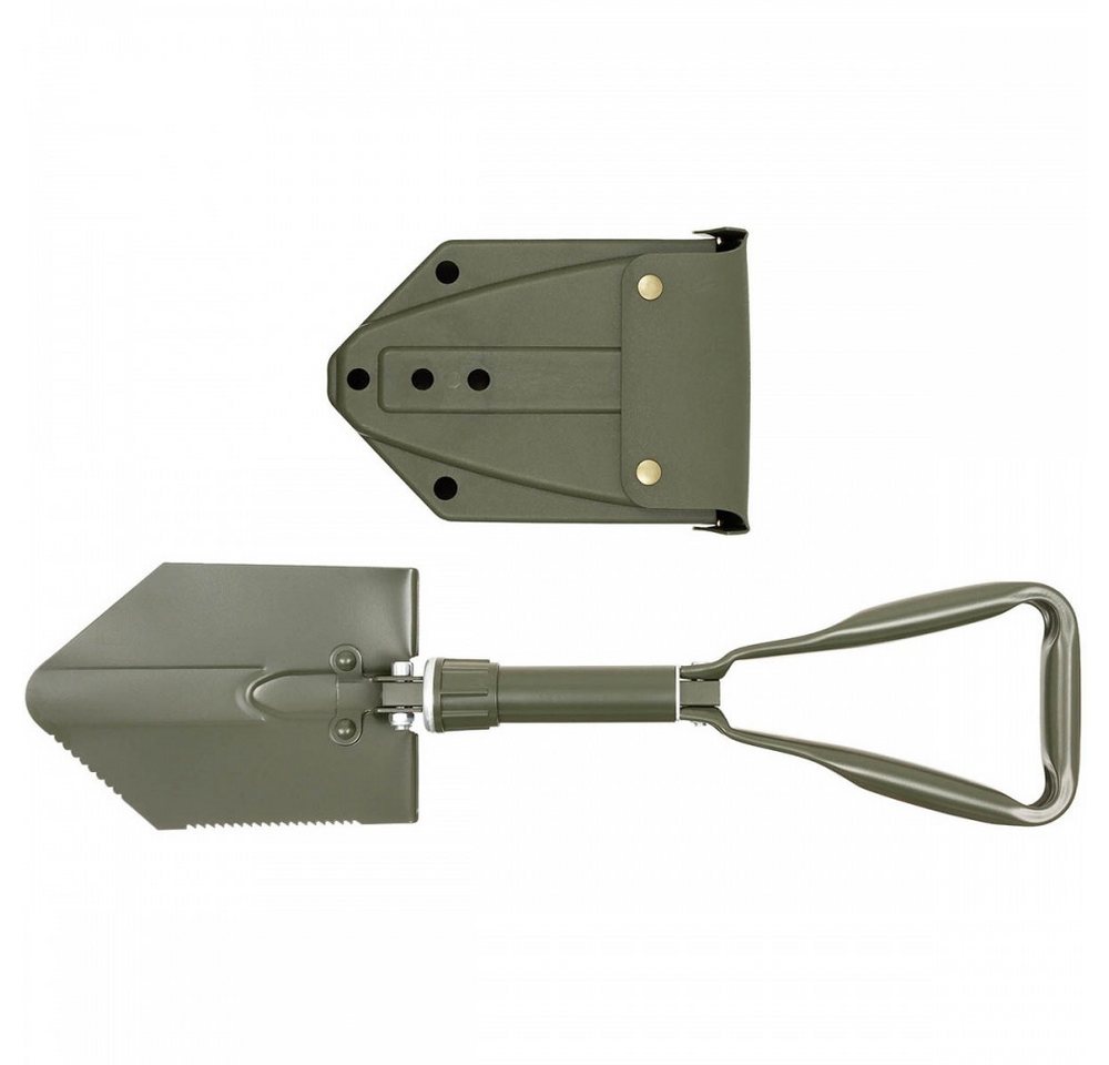 MFH Spaten BW Klappspaten 3-teilig oliv - Outdoor Werkzeug, Kompakte 3-teilige Bauweise