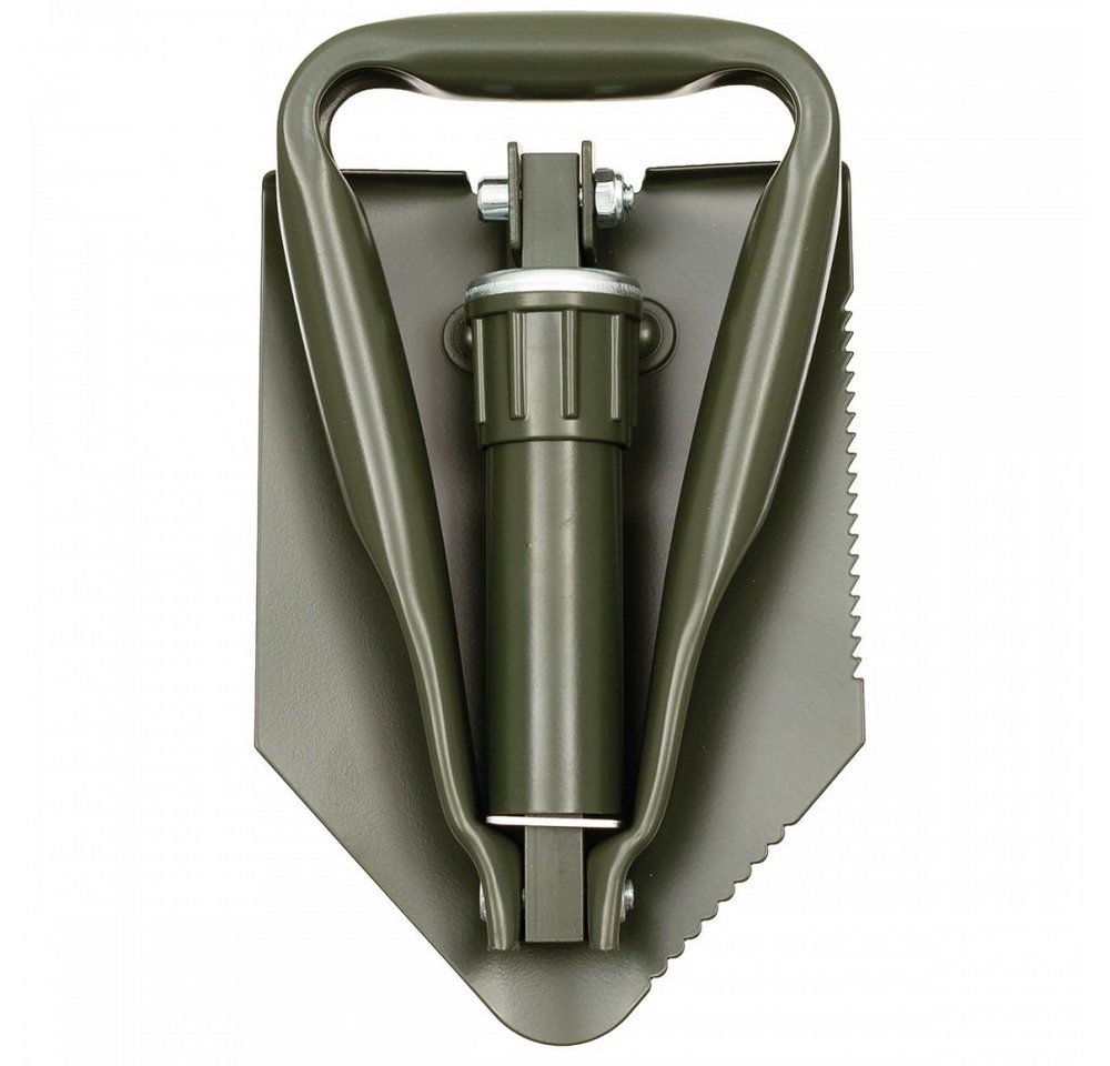 MFH Spaten BW Klappspaten 3-teilig oliv - Outdoor Werkzeug, Kompakte 3-teilige Bauweise Bild 2