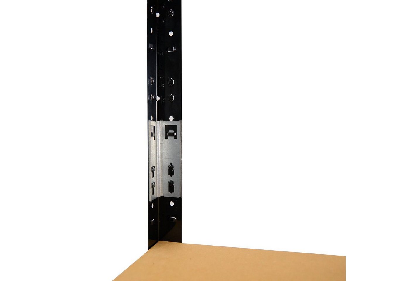 shelfplaza Schwerlastregal HOME, 200x100x40cm anthrazit, 7 Böden, Kellerregal, Garagenregal, Steckregal Bild 2
