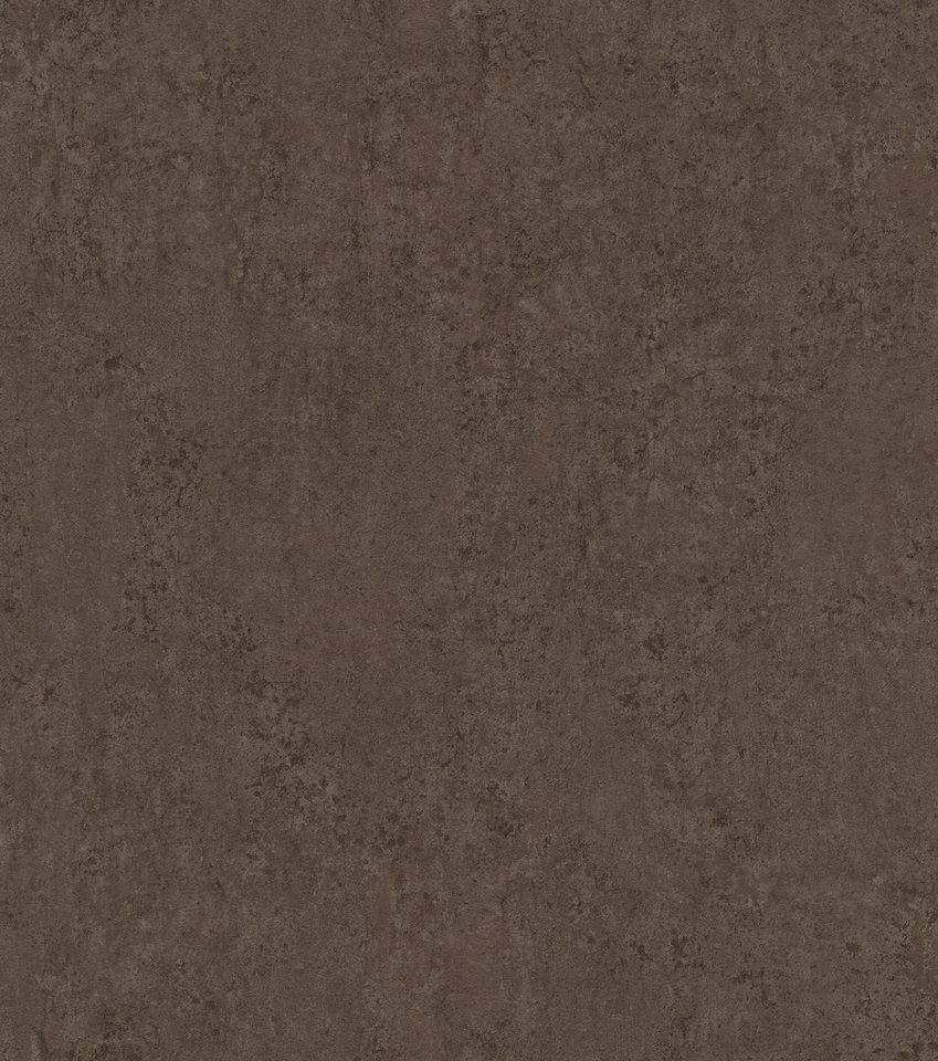 Rasch Vliestapete Betonoptik in Braun - Vliestapete Concrete 498479 - Factory VI, strukturiert, unifarben mit Farbeinsatz, urban, Ton-in-Ton, (1 Rolle, 1 St), Industrial Bild 3