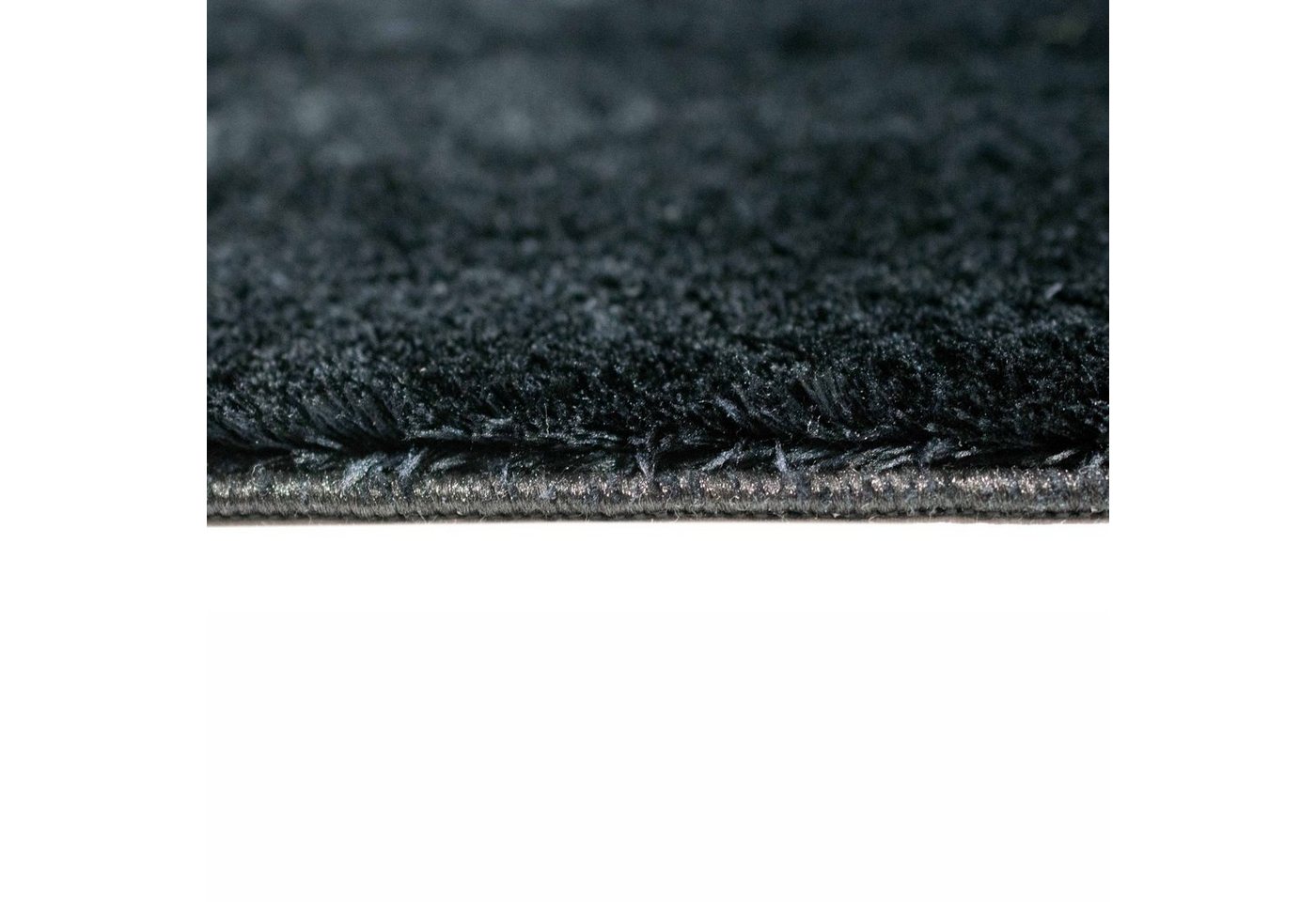 Carpetia Teppich Moderner Uni-Kurzflor, Höhe: 16 mm, kuschelig weich, waschbar, rutschhemmende Rückseite