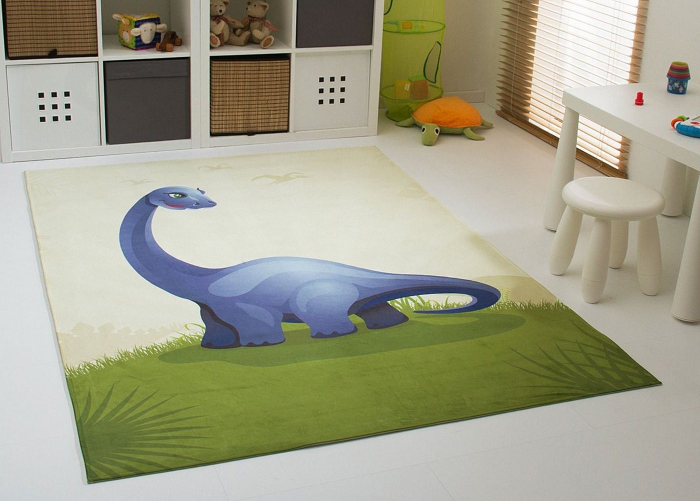 Steffensmeier Kinderteppich Denni, Rechteckig, Dino, Kinderzimmer Bild 4