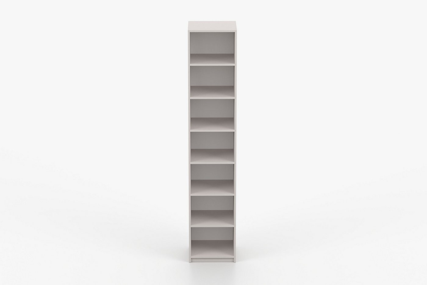 Deine Möbel 24 Regal MANO Standregal in Kaschmir Matt, 40 cm Breit, Bücherregal, Set 1-tlg., mit 7 Fächern, MANO - Kollektion