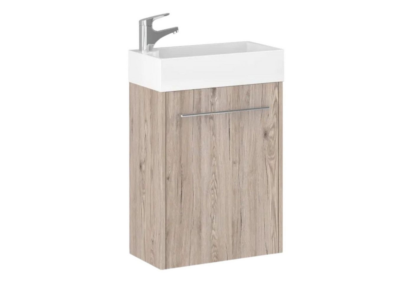 Astor Badmöbel-Set Waschtisch Caddy 46 cm – Waschbecken mit Unterschrank, melaminbeschichtet – einfach zu reinigen