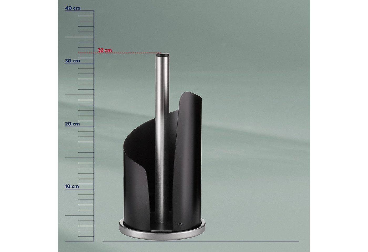 kela Küchenrollenhalter Stella, standfester Halter, breite Öffnung Bild 4