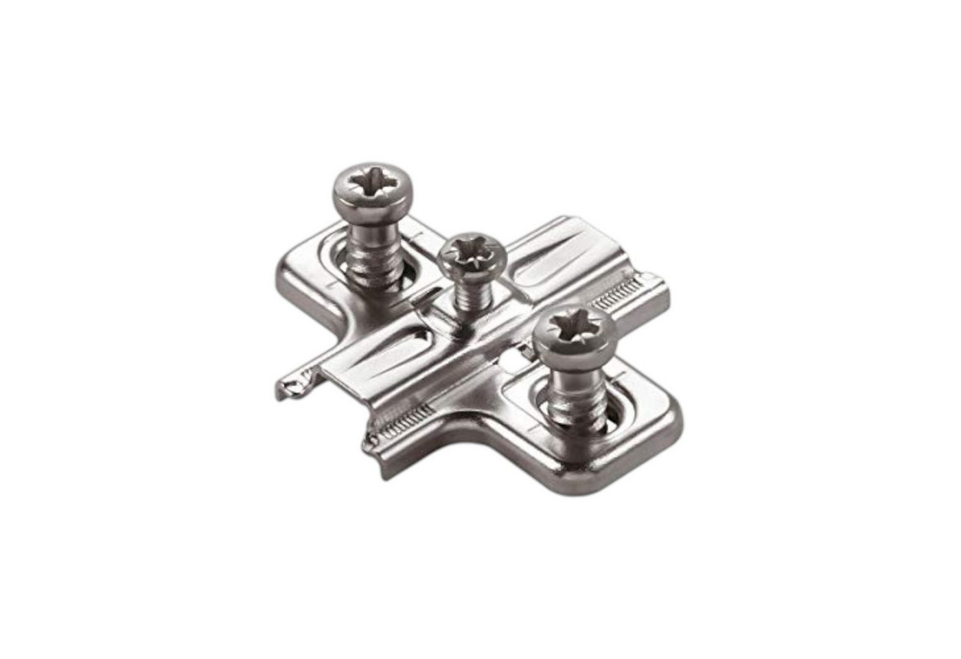 Salice Möbelbeschlag 2 Stück Salice Topfband Serie 200 S200 110° Bohrbild T52 Nic (2 St), Bohrbild T52 Nickel matt MPL Langloch H3 Schrankscharnier