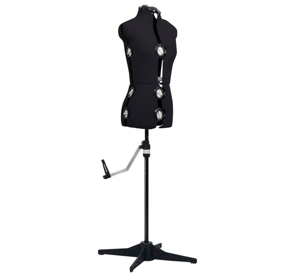 vidaXL Schneiderpuppe Schneiderpuppe Verstellbar Weiblich Schwarz S Größe 33-40 Bild 2
